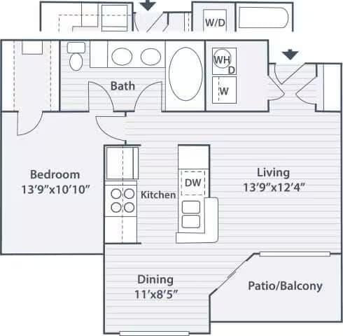Unit 1109 floor plan