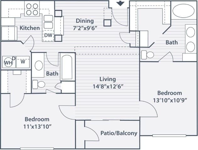B4 1107 floor plan