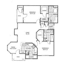2E - Naples 301 floor plan