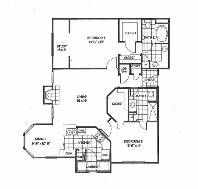 2F - Naples- Computer Room 2131 floor plan