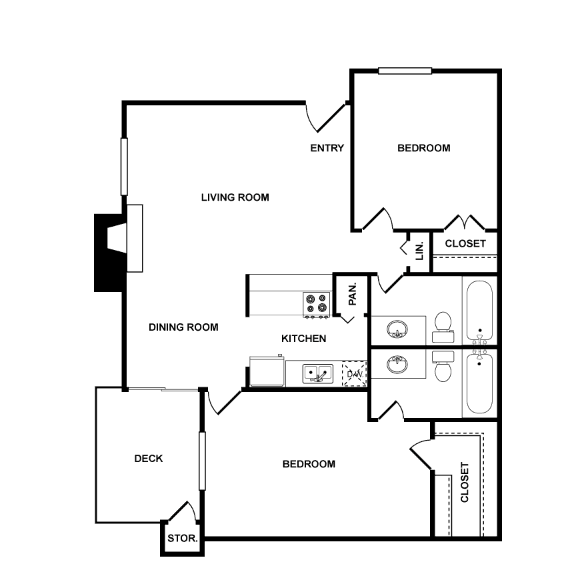 Unit 1908 floor plan