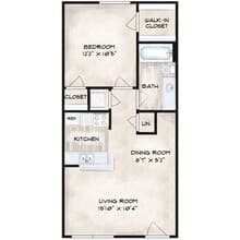 B 814 floor plan