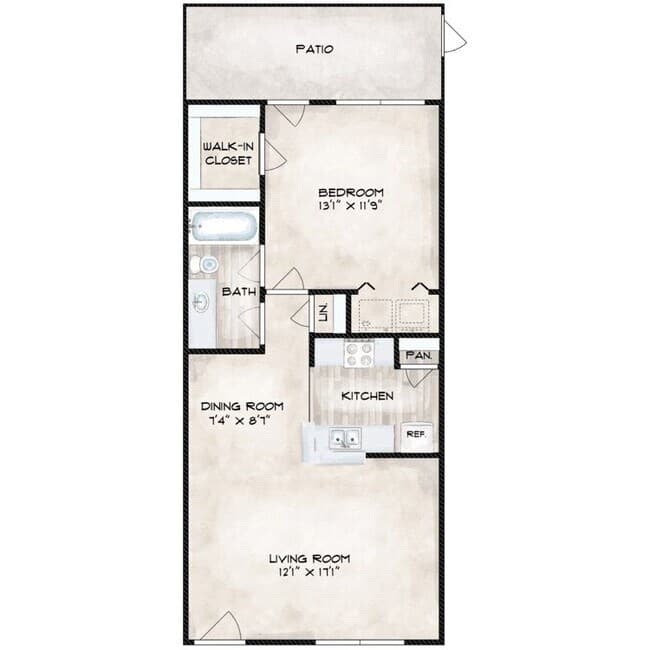 E 1707 floor plan