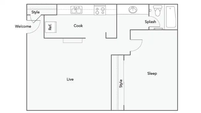 Unit 89 8-53 floor plan