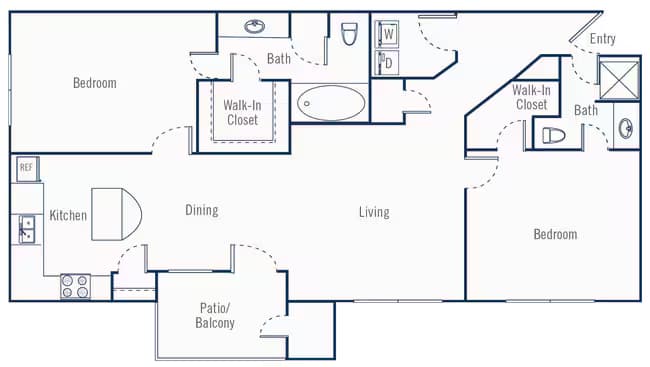 Hampton ES1036 floor plan