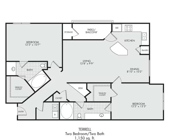 Terrell ES1033 floor plan