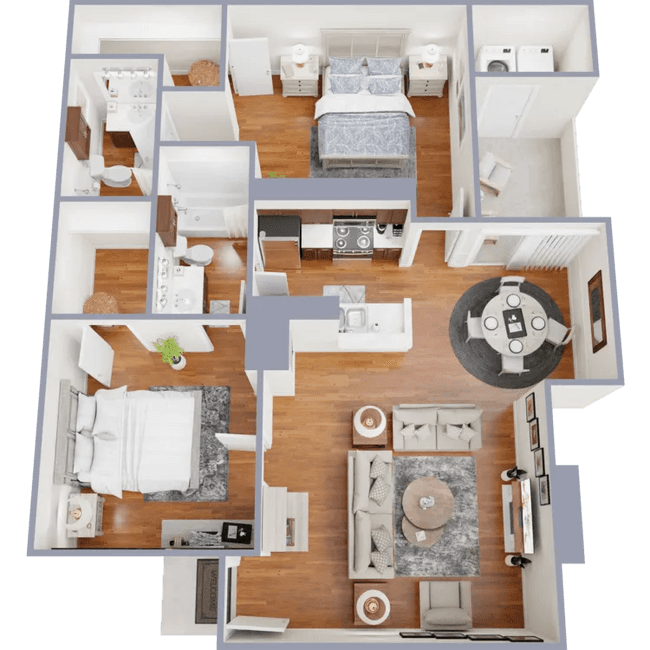 2x2 1803 floor plan