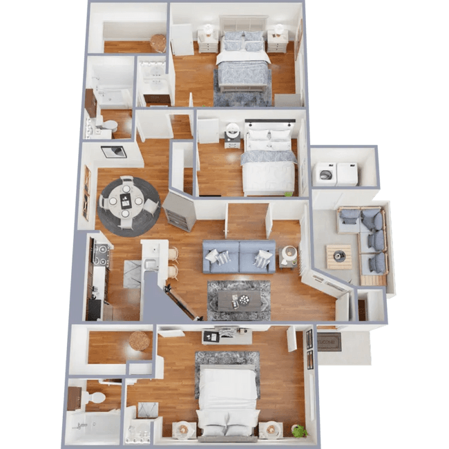 3x2 2407 floor plan