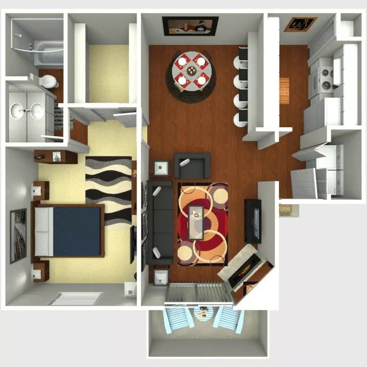 Unit 2071 2071 floor plan