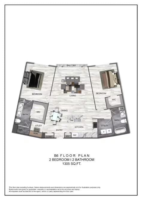 B6 313 floor plan