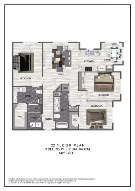 C2 425 floor plan