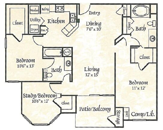 C1 0712 floor plan