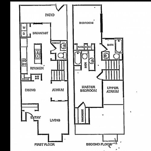 1 Bed • 1 Bath 509 floor plan