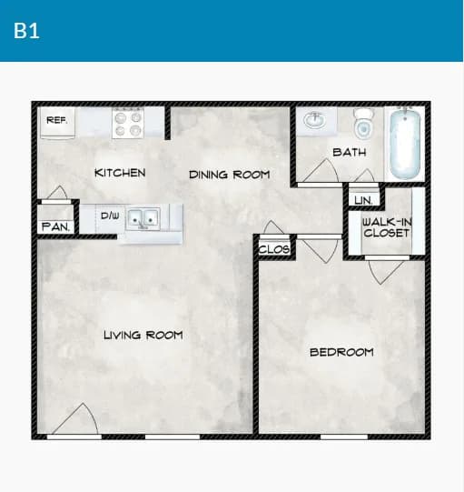 Unit 212 floor plan
