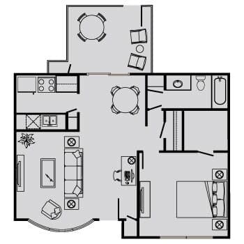 B 0208 floor plan