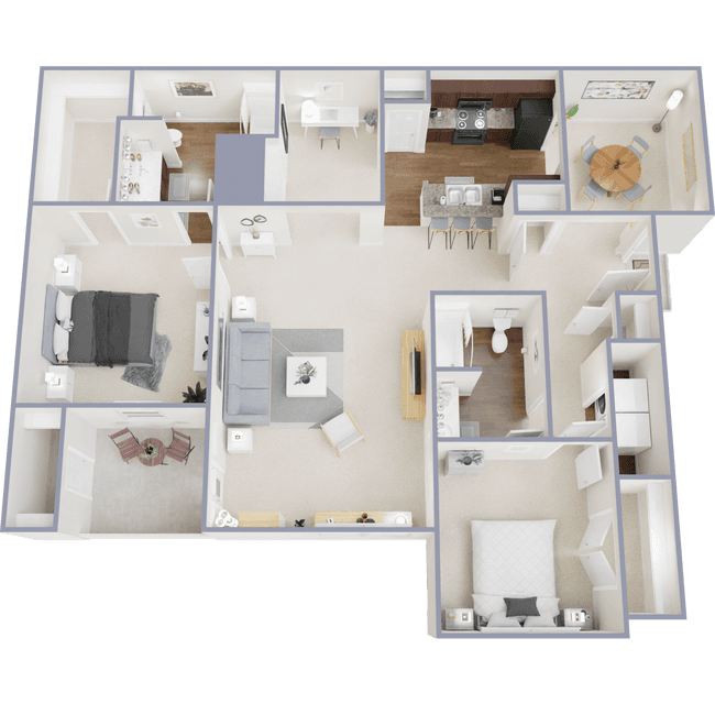 2B 831 floor plan