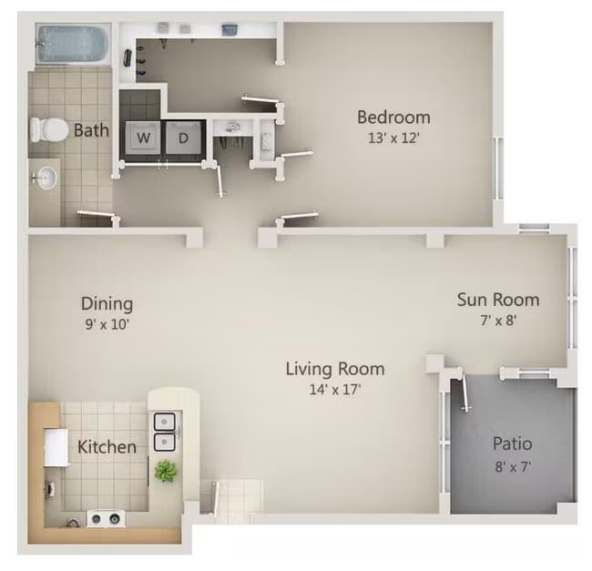 Unit K24 floor plan