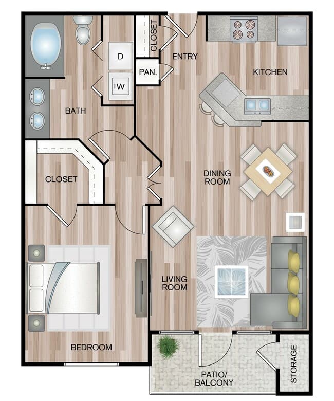 Unit 6209 floor plan