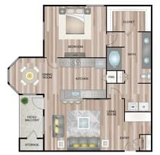 1-1 C 7107 floor plan