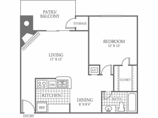 A4 2061-1 floor plan