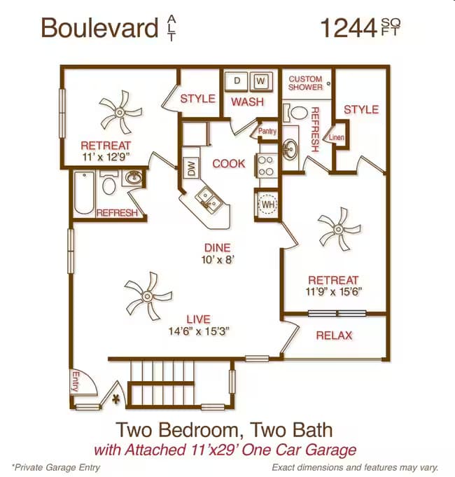 Unit 26-2607 floor plan