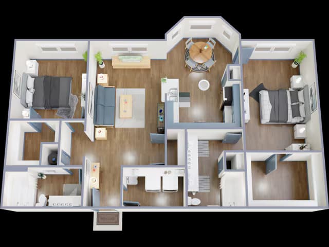 Unit 16-1631 floor plan