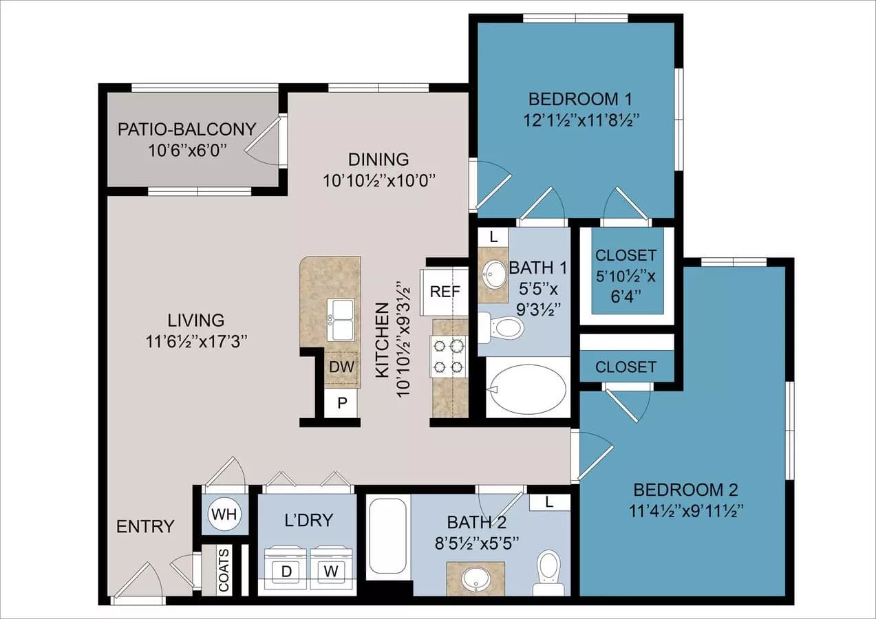 Unit 10303 10303 floor plan