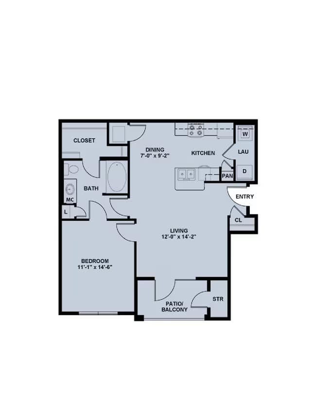 A3 Essential Housing 1627 floor plan