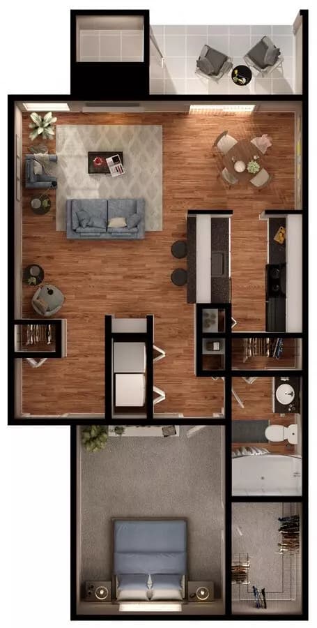 A 0610 floor plan