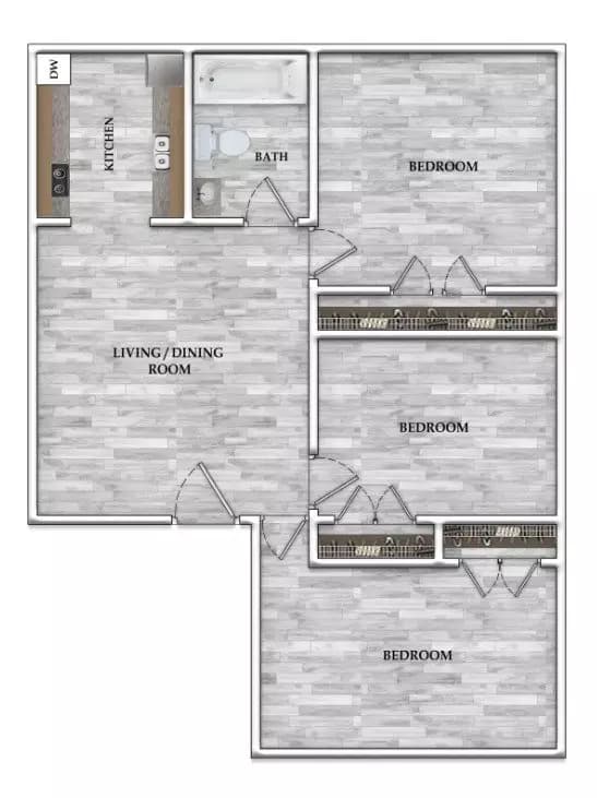 Unit 73-A 73-A floor plan