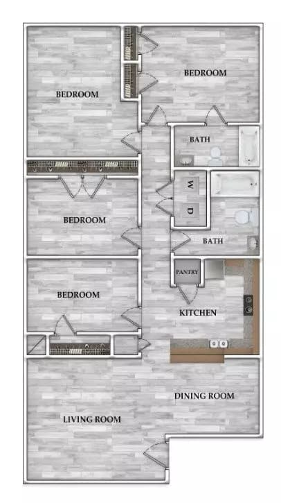 Unit 19-A 19-A floor plan