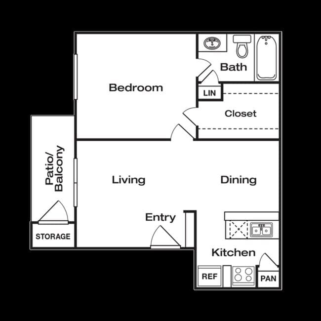 Unit 501 floor plan