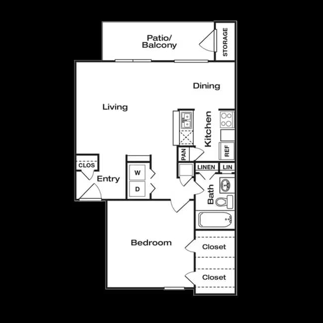 Unit 2104 floor plan