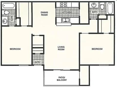 Unit 1802 floor plan