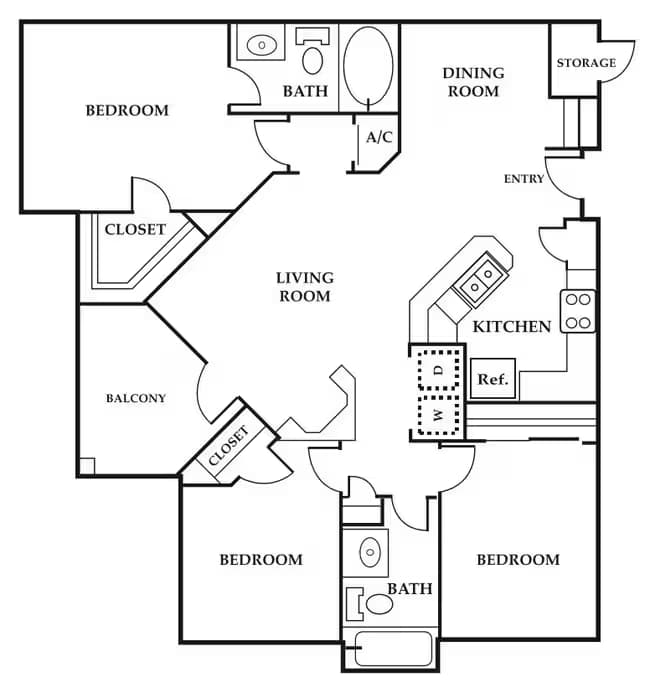 Unit 00-06208 floor plan