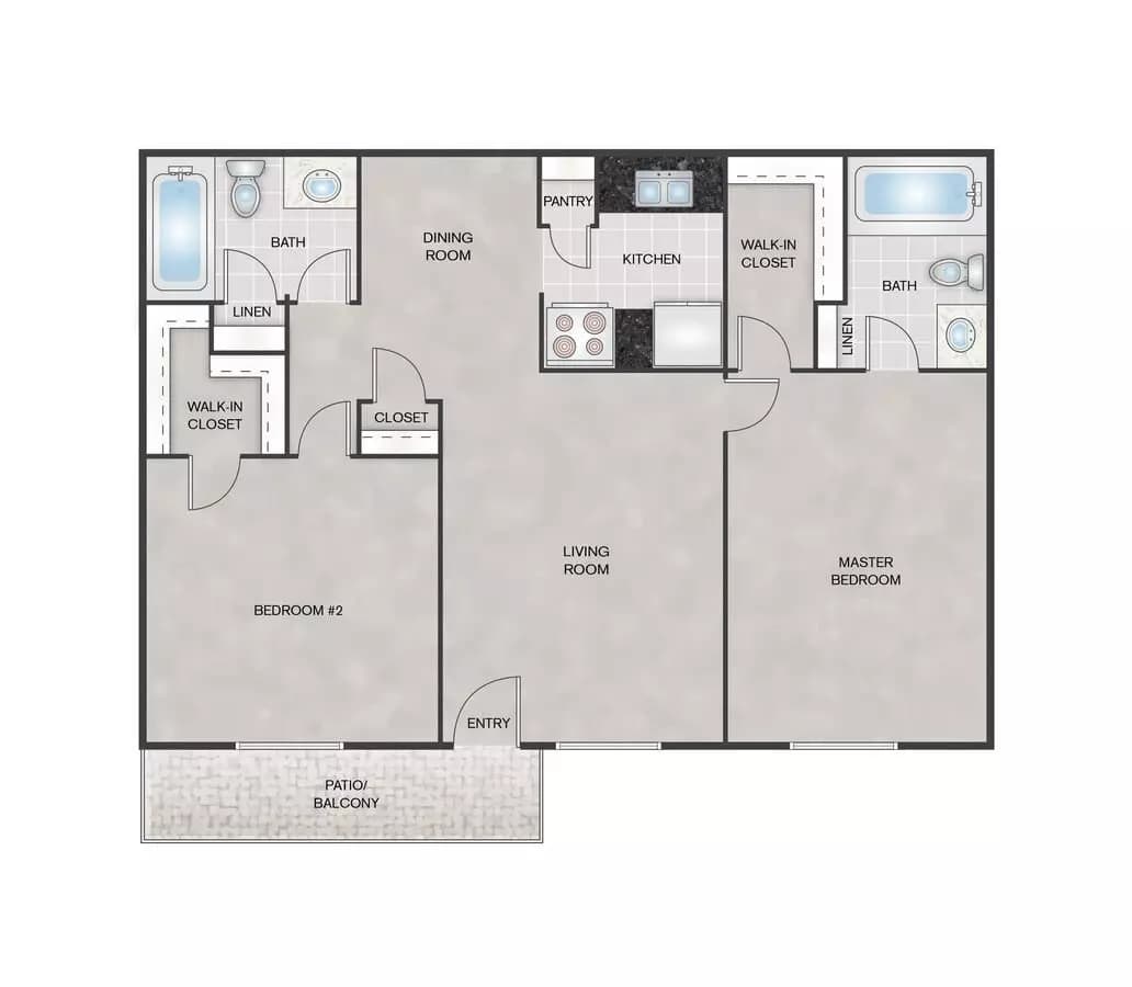 Hickory 416 floor plan