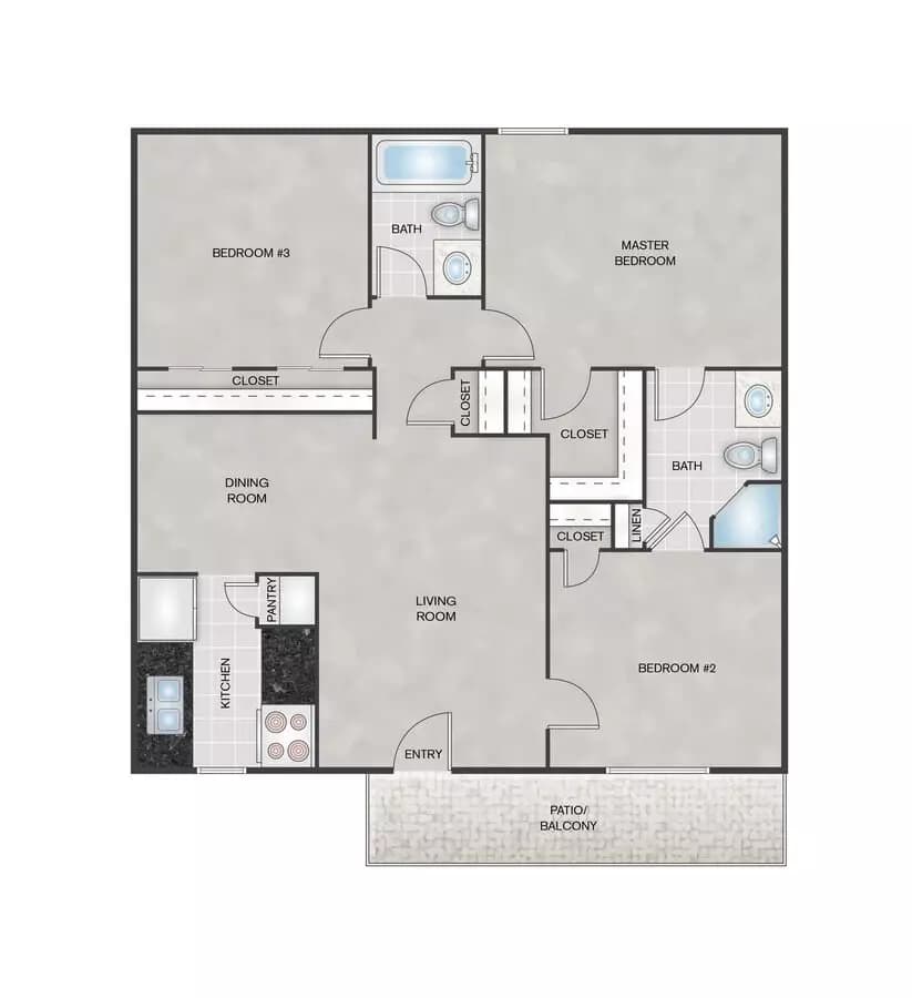 Walnut 606 floor plan