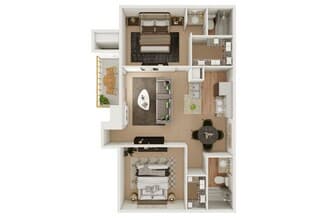 Deluxe 406 floor plan