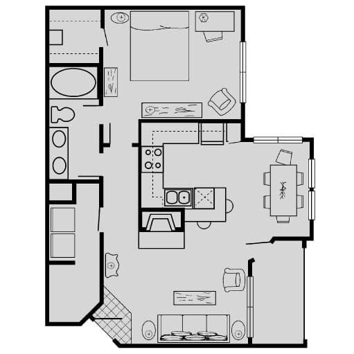 B1 1535 floor plan