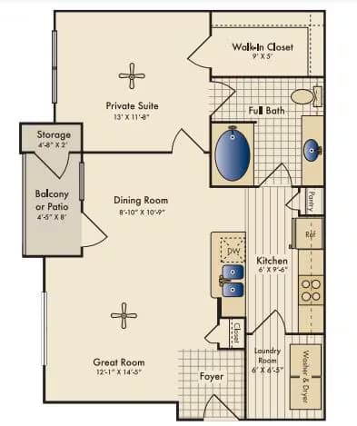 Pampa 1013 floor plan