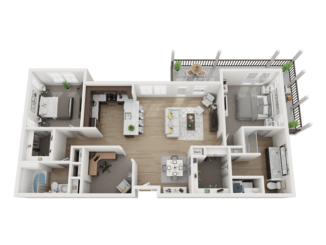 The Palermo | B3 2207 floor plan