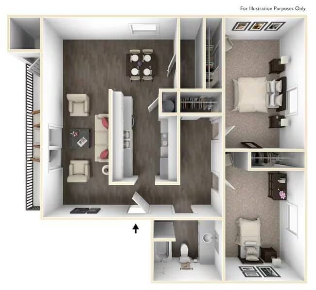 B2 543-543C floor plan