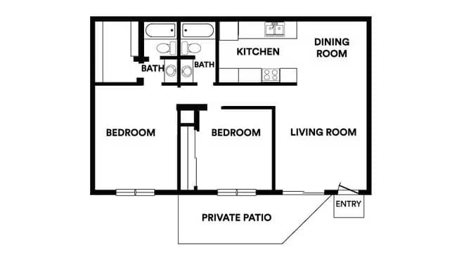 Unit 1106 1106 floor plan