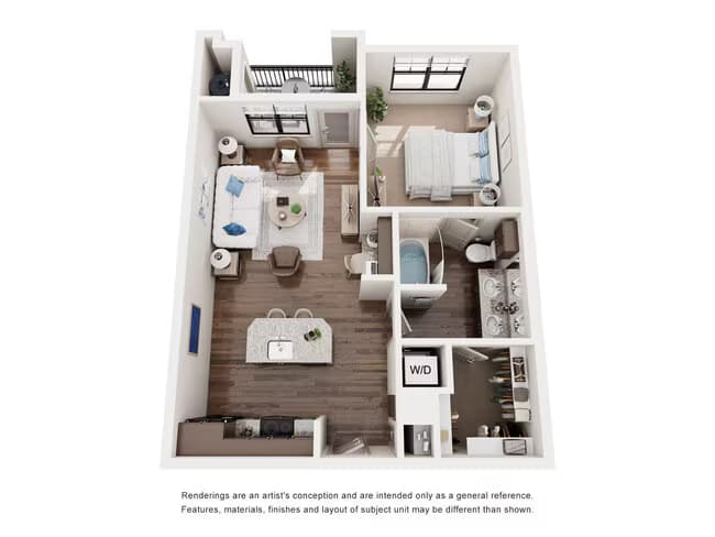 Unit 1409 floor plan