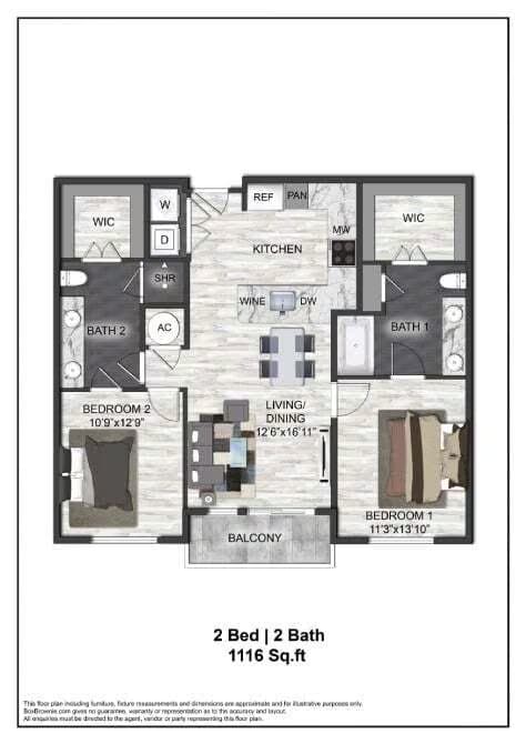 B1 740 floor plan