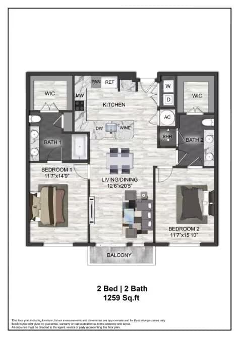 B3 513 floor plan