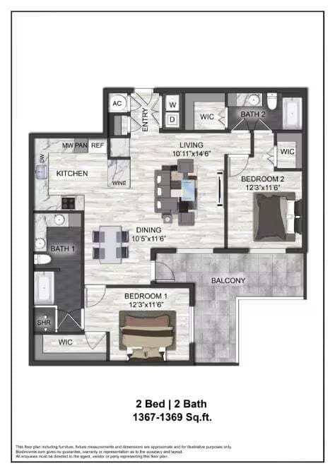 B6 436 floor plan