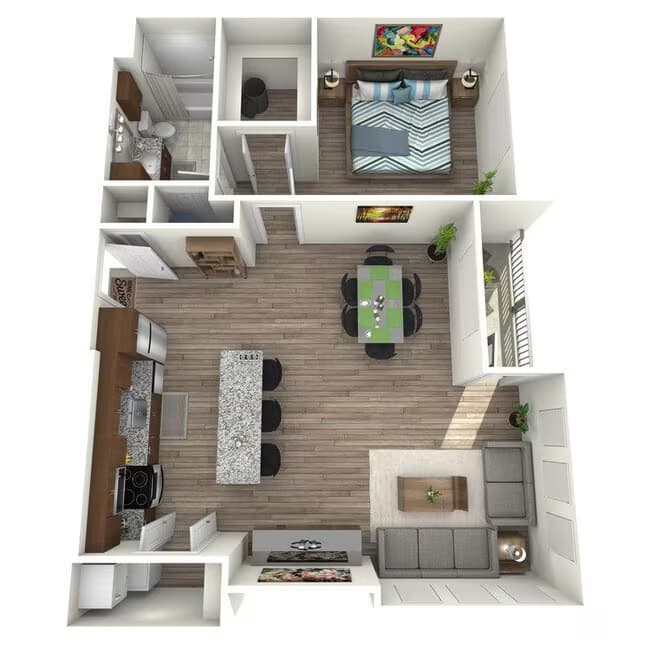 Unit 11305 floor plan