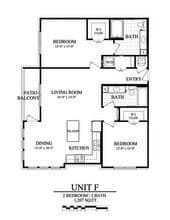 2 Bedroom 10302 floor plan
