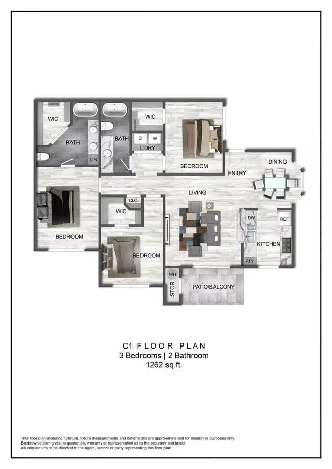C1 7301 floor plan